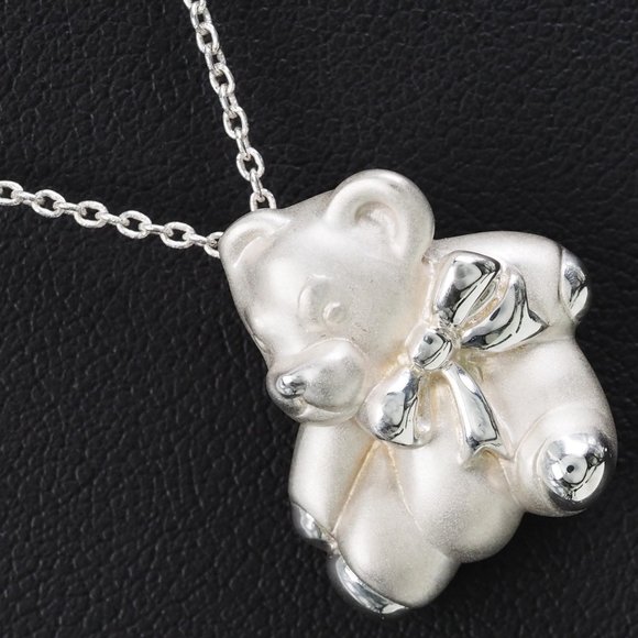 Tiffany & Co. Jewelry Tiffany Teddy Bear 925 Silver Womens Necklace
